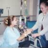 First hospital visit at Rush Copley. Chrissy & sister Brittany May 2002